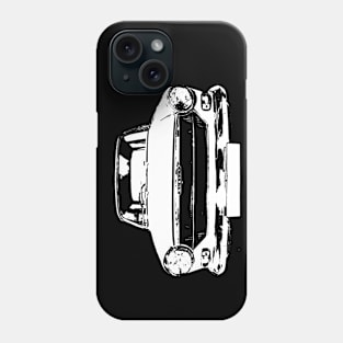 Austin 1100 1960s classic car monoblock white Phone Case