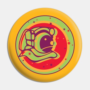 Psychedelic Astronaut Pin