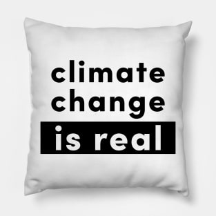 Climate change is real Pillow