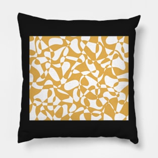 Abstract pattern - bronze. Pillow