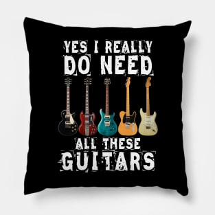 Guitar Collector Pillow