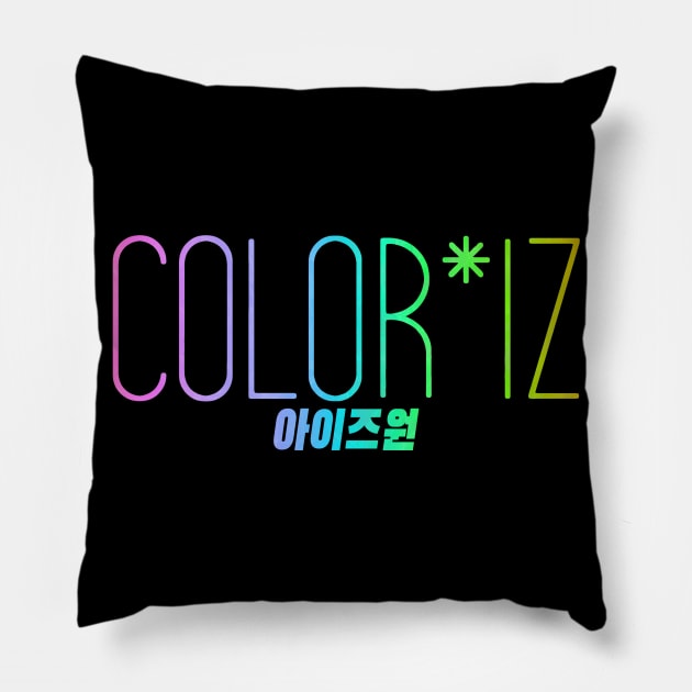 Izone Coloriz Pillow by hallyupunch