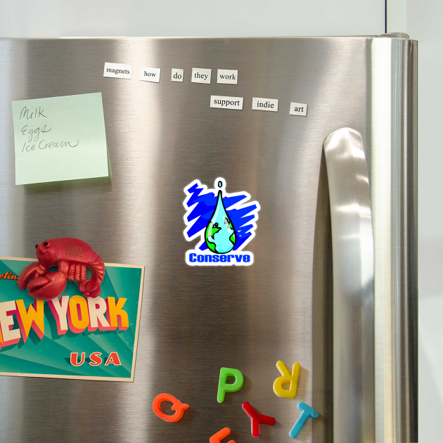 Conserve Water Earth water drop by HolidayBug