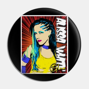 Alissa White Gluz Pop Art Design Pin