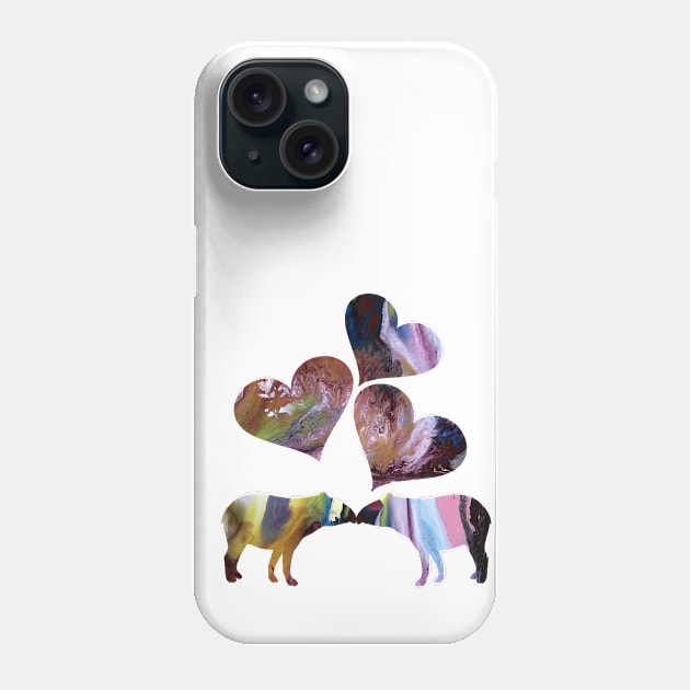 Tapir art Phone Case by TheJollyMarten