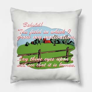 Barren Fields Pillow