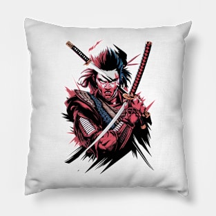 Japanese Samurai Pillow