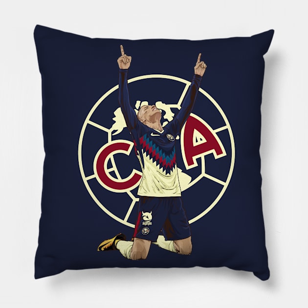 Matheus Uribe Aguilas Pillow by akyanyme