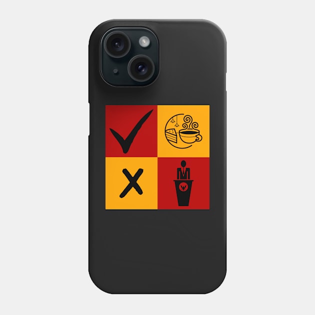 Coffee is more important than politicians #2 Phone Case by Skull-blades