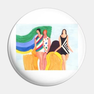 The Bathers Pin