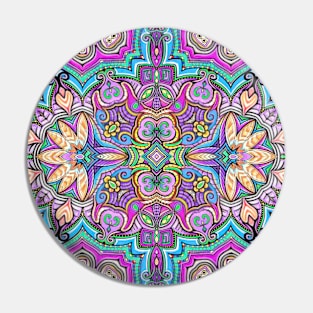 Flower Garden of Life Pin