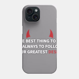 Lucifer Morningstar | Lucifan | Follow your Desire Phone Case