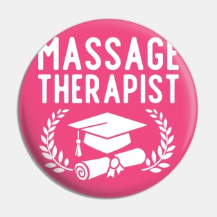 Massage Therapist Graduation Gift Pin