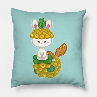 Bunny Pineapple Mermaid Pillow