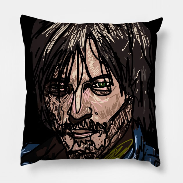 Daryl Norman Pillow by MikeBrennanAD