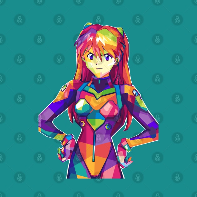 Popart Asuka Lengley by Alanside