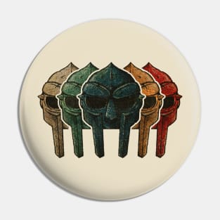 Retro -  MF DOOM MASK Pin