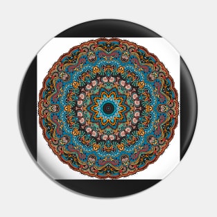 Trippy Mandala Pin