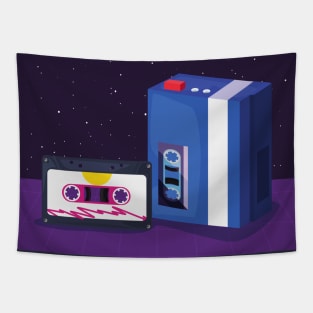 Cassette Tape Player Tapestry