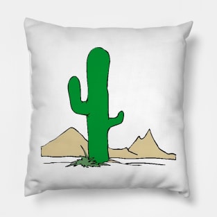 Cactus Says Hi Pillow