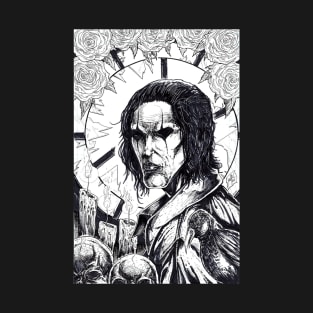 The Crow illustrated by Michael Mettlen Art T-Shirt