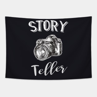 Storyteller Camera Photographer Gift Tapestry