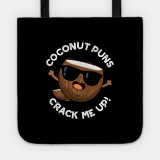 Coconut Puns Crack Me Up Cute Fruit Pun Tote