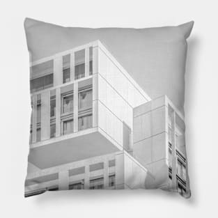 Interlinked Cube facades Photography Pillow
