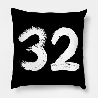 Number 32 Pillow