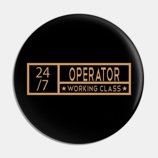 Operator Tittle Job Pin