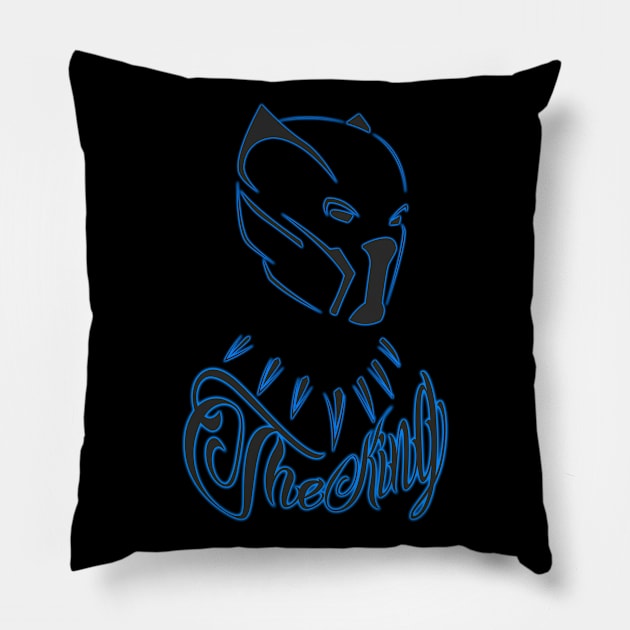 Black Panther - The King Pillow by SanTees