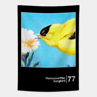 Fleetwood Mac - Songbird / Minimal Style Graphic Artwork Tapestry