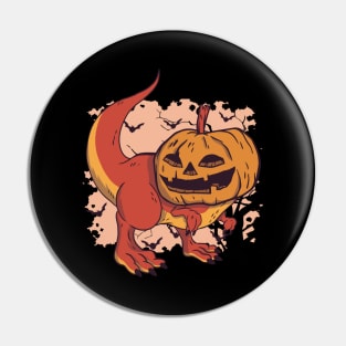 Pumpkin Dinosaur Pin