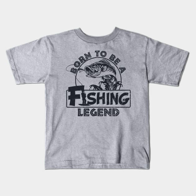 Men's Fishing Shirt Born To Be A Fishing Legend