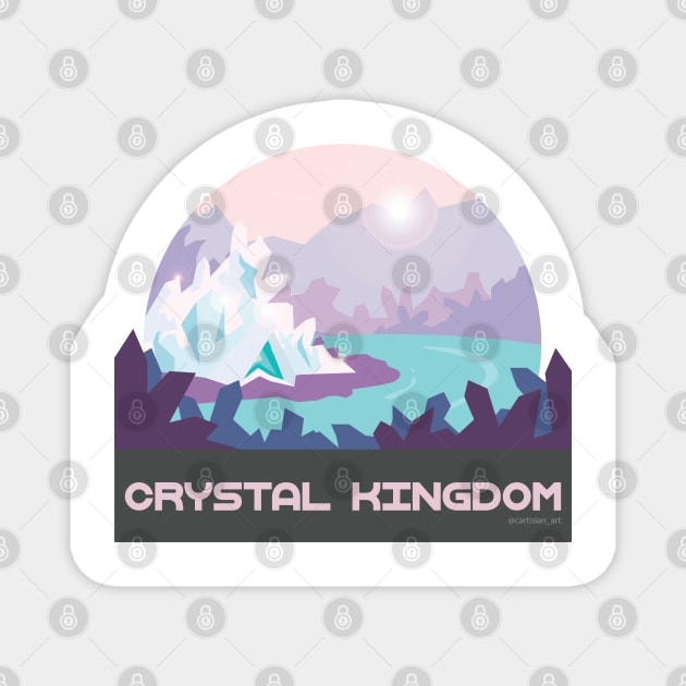 Crystal Kingdom Magnet by TheLonelyGoat