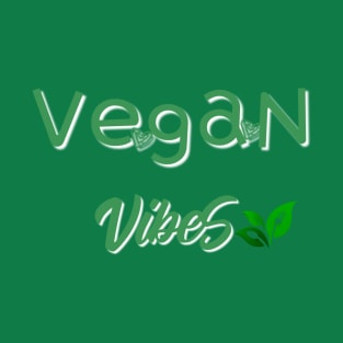 Vegan Vibes vegetarian nutrition diet T-Shirt