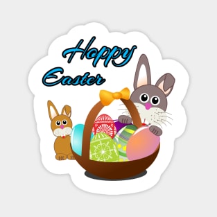 Hoppy Easter Magnet