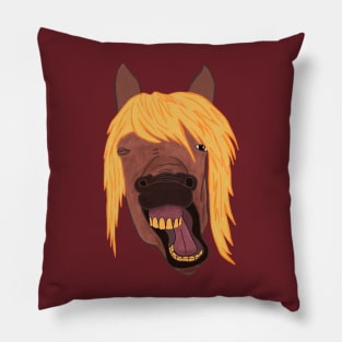 Horse Face Pillow