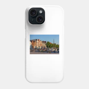 Historic houses on the Untertrave in the evening light, Luebeck, Schleswig-Holstein, Germany, Europe Phone Case