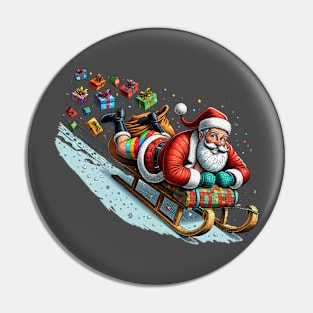 Santa's Sleigh Ride Pin