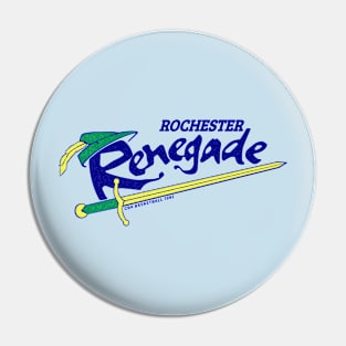 Short-lived Rochester Renegade CBA Basketball 1992 Pin