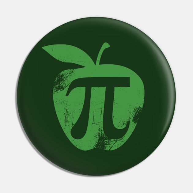 Green Apple pi Pin by Shirts That Bangs