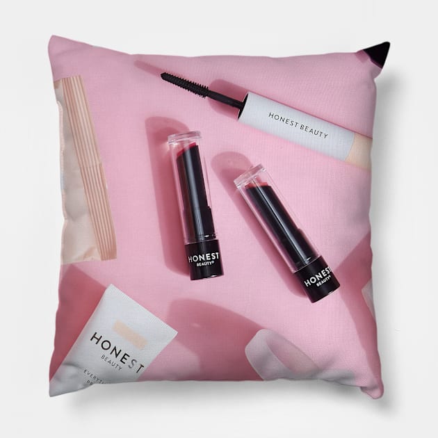 Pink Makeup Pillow by NewburyBoutique