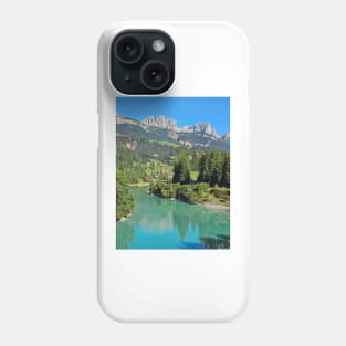 Dolomites lake view Phone Case