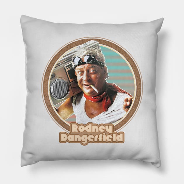 Rodney Dangerfield // Retro Style Fan Art Design Pillow by DankFutura