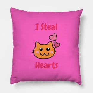 I Steal Hearts Pillow