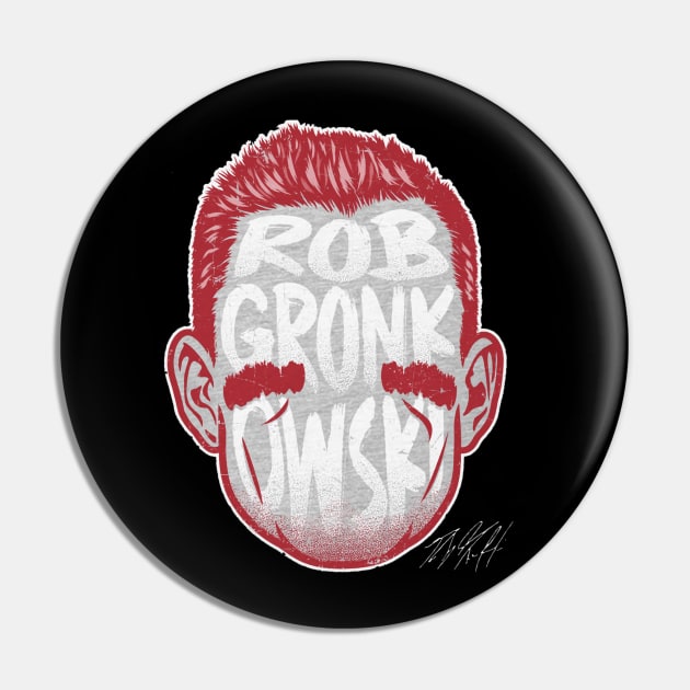 Rob Gronkowski Tamba Bay Player Silhouette Pin by Buya_Hamkac