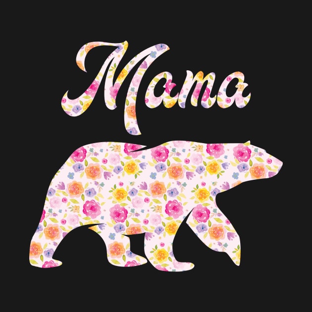 Mama Bear Floral' Mama Bear by ourwackyhome