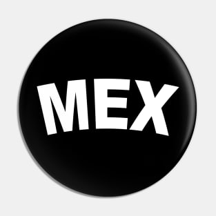 MEX Bold White Pin