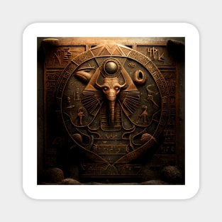 Alien Hieroglyphs Magnet